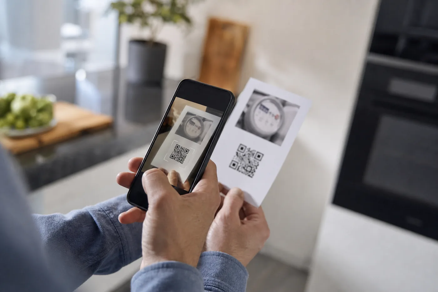 Digitale Ablesung — Portal, QR, 24/7-Erreichbarkeit.